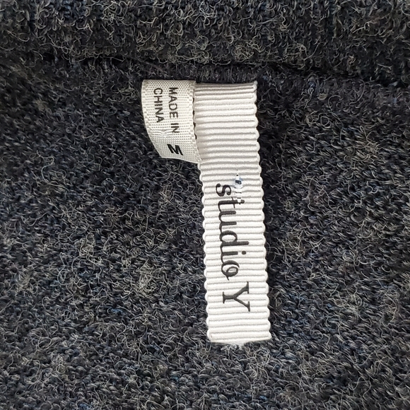 Studio Y Tie Waist Side Tail Long Cardi - Picture 7 of 10